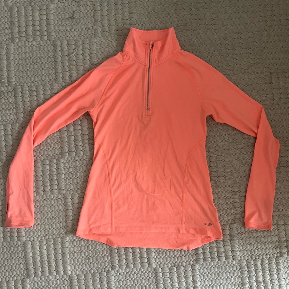 Nike Coral Fitted Long Sleeve Tee